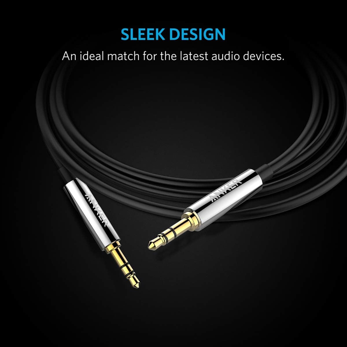 کابل انتقال صدا انکر Anker A7123 Auxiliary Audio Cable 1.2m ق