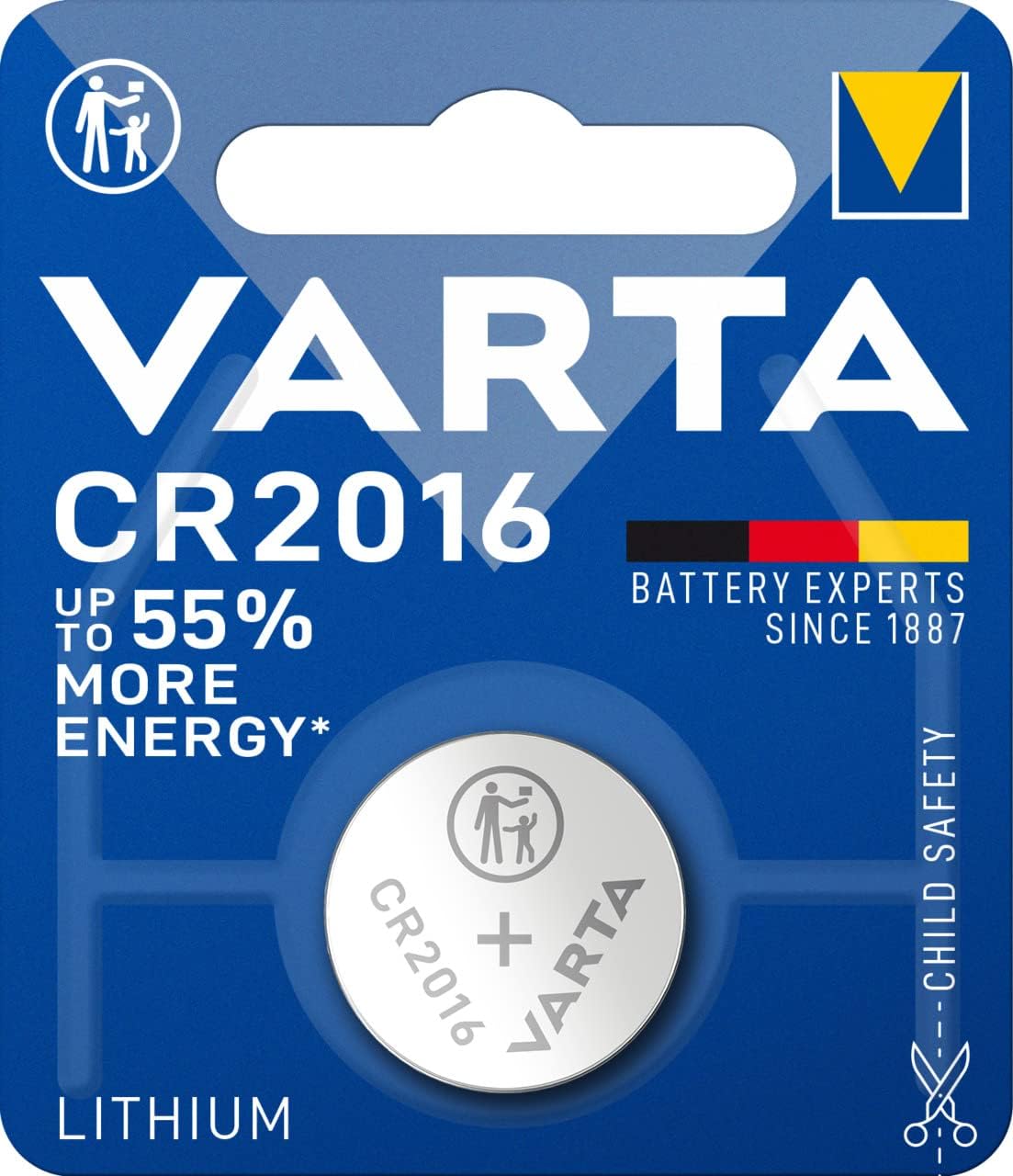 1باتری سکه ایی 2016 وارتا مدل VARTA CR2016