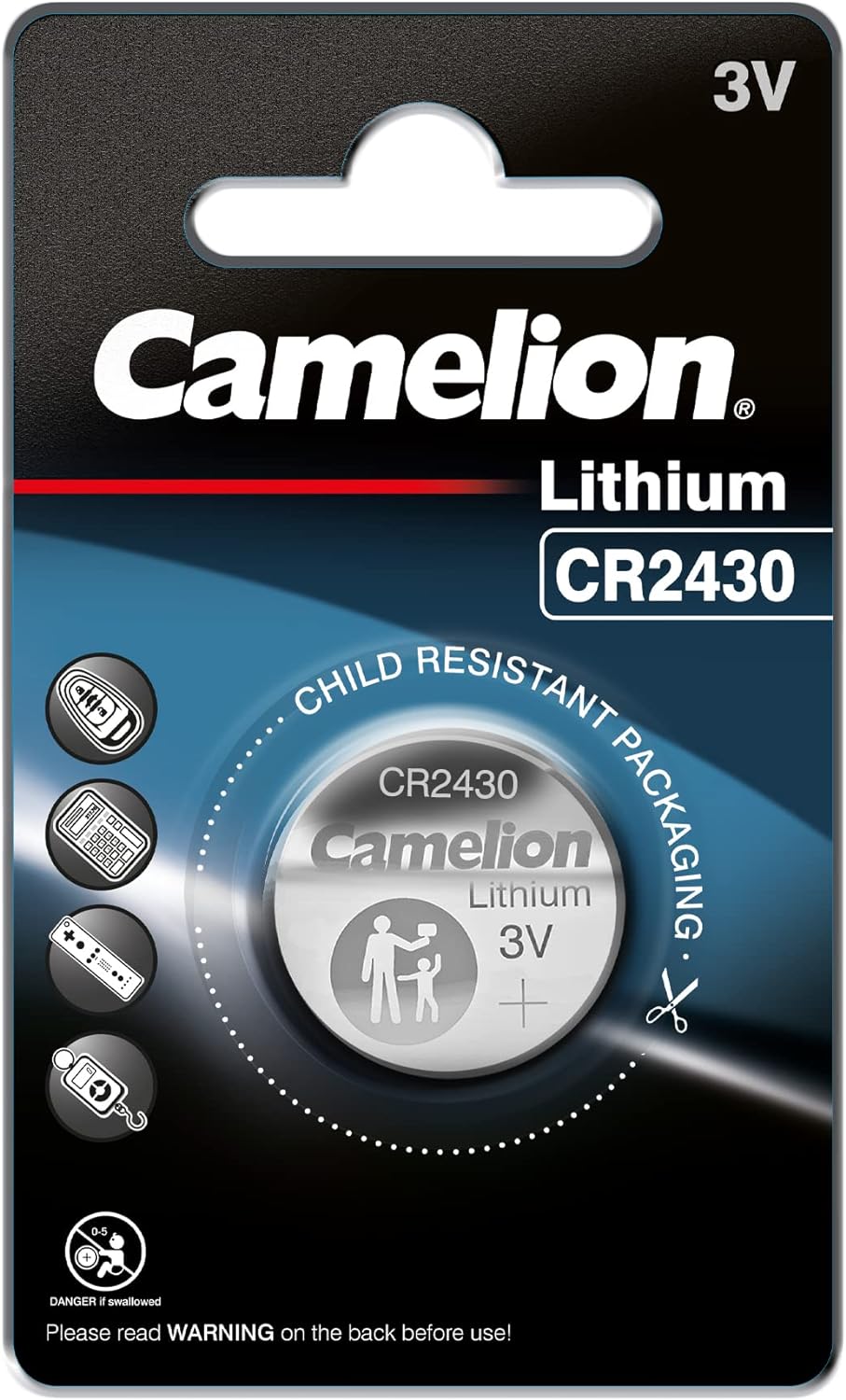 Camelion 3V CR2430 Lithium Button Cell 2