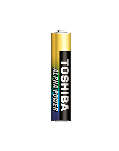 Toshiba Alpha Power Super Alkaline AAA, LR03/1.5V, Pack of 2
