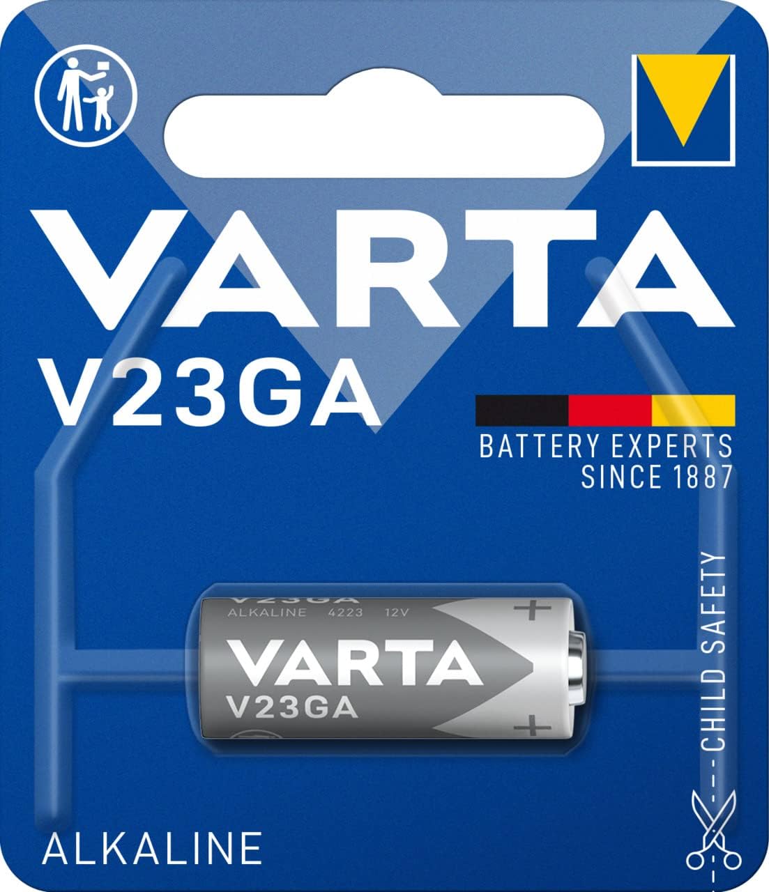 باتری ریموتی آلکالاین وارتا V23GA/8LR932 ب