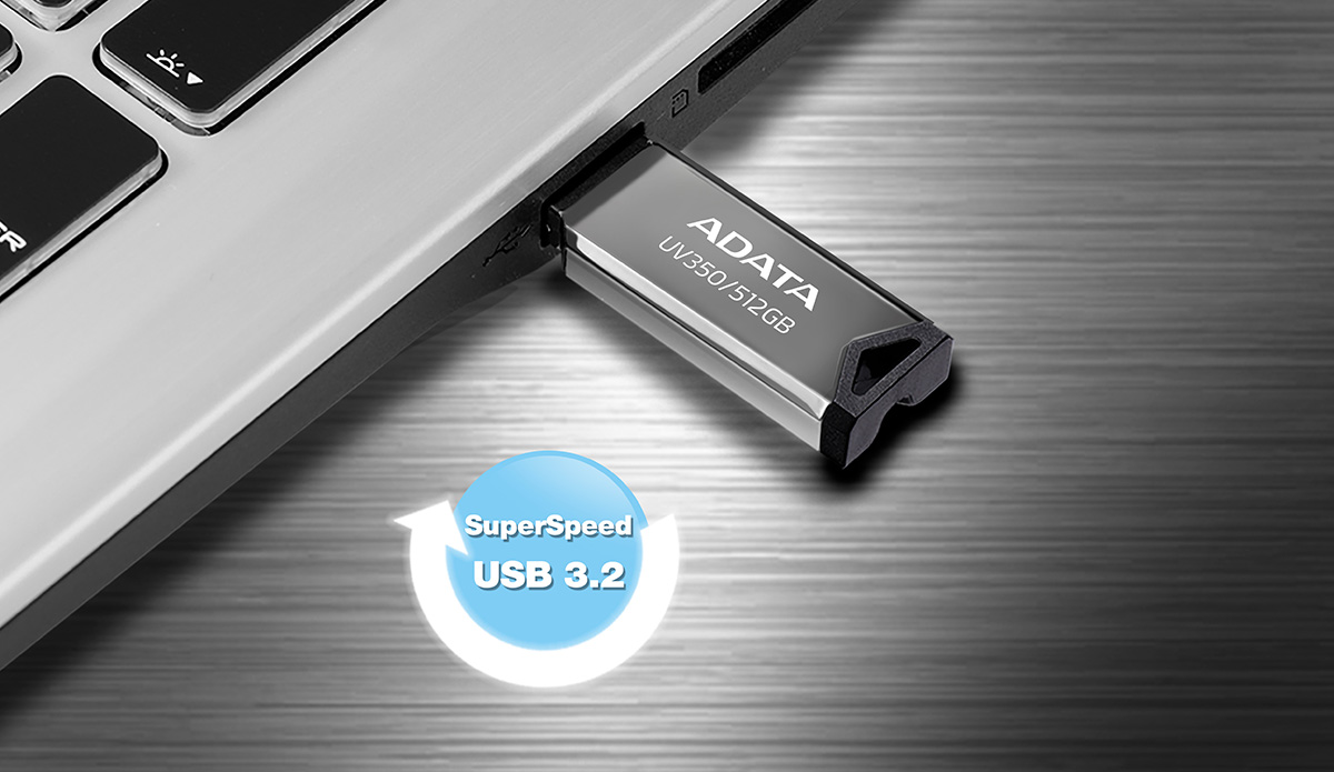فلش 128 گیگ ای دیتا UV350 USB 3.2 ج