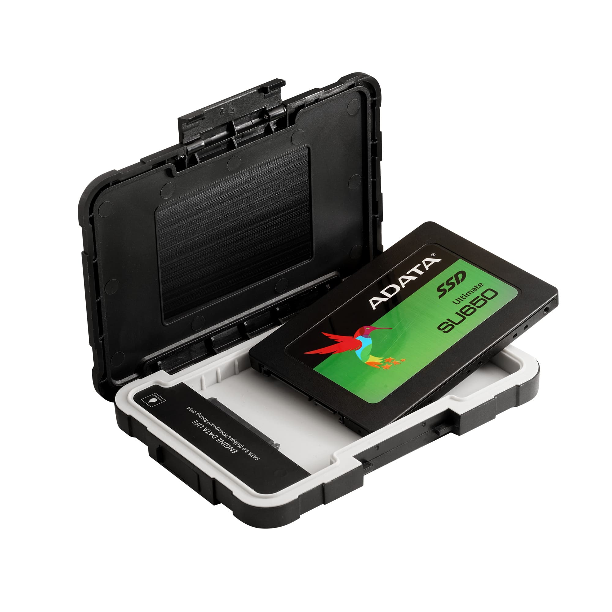 باکس SSD و هارد  2.5 اینچ ای دیتا ED600، ضد ضربه، آب و گرد و غبار3