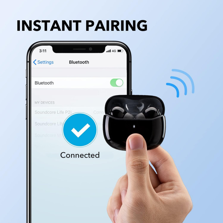 هدفون بی سیم انکر مدل Anker R100 wireless earbuds سفید بلوتوث