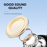 هدفون بی سیم انکر مدل  Anker R100 wireless earbuds سفید درایو1