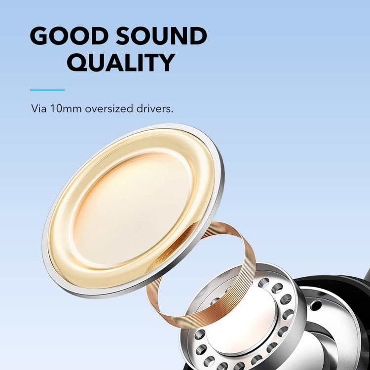 هدفون بی سیم انکر مدل Anker R100 wireless earbuds سفید درایو1