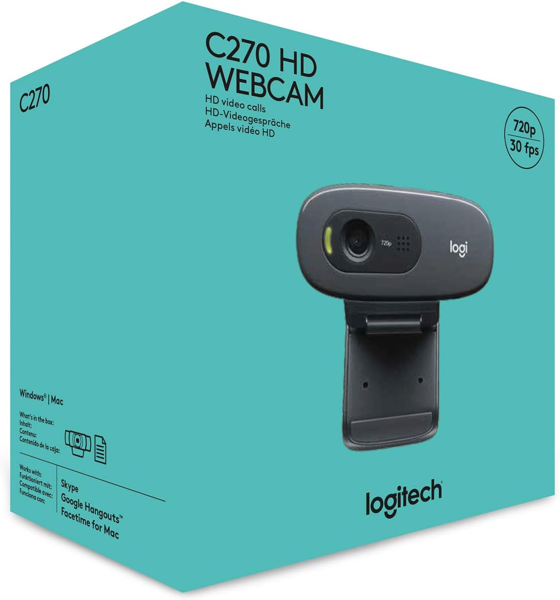 پک وب کم HD لاجیتک C270