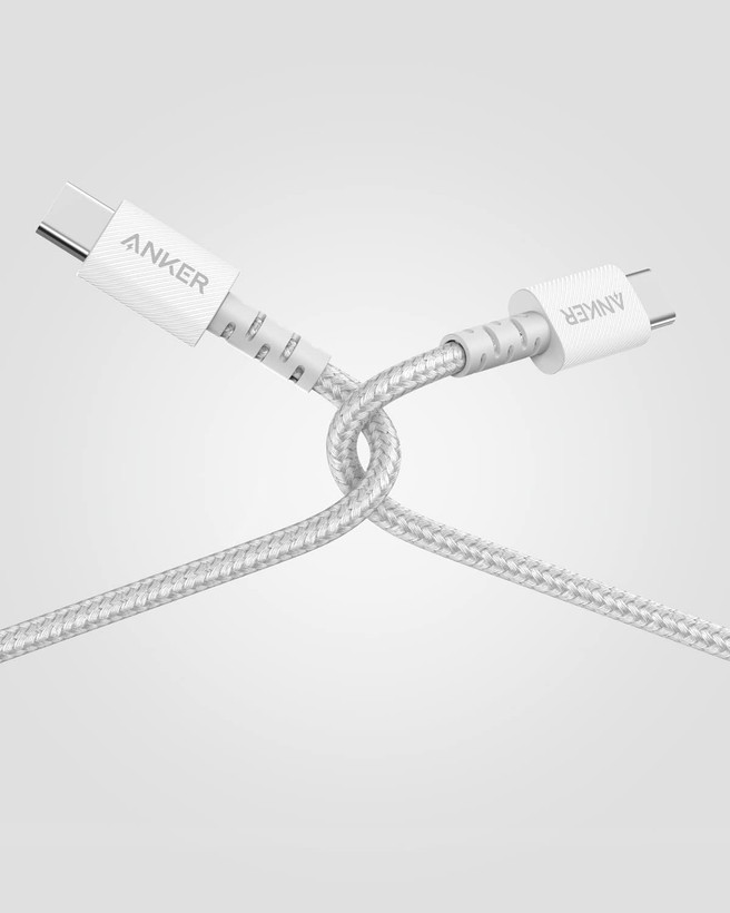 کابل USB-C به USB-C انکر مدل A8032H22 سفید