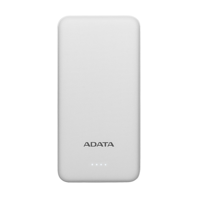 پاوربانک 10000 میلی آمپر باریک ای دیتا سفید مدل T10000