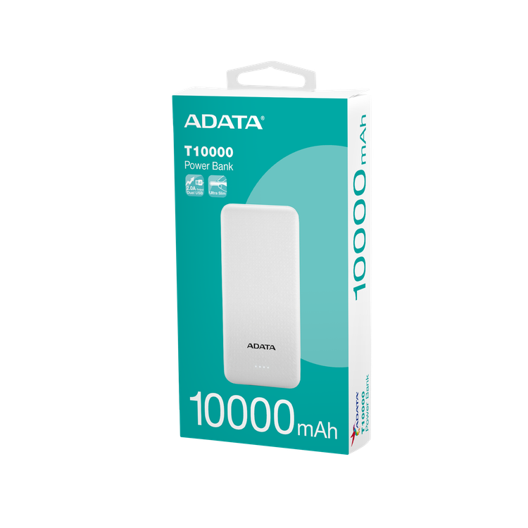 The slim and compact ADATA T10000 with 10,000mAh