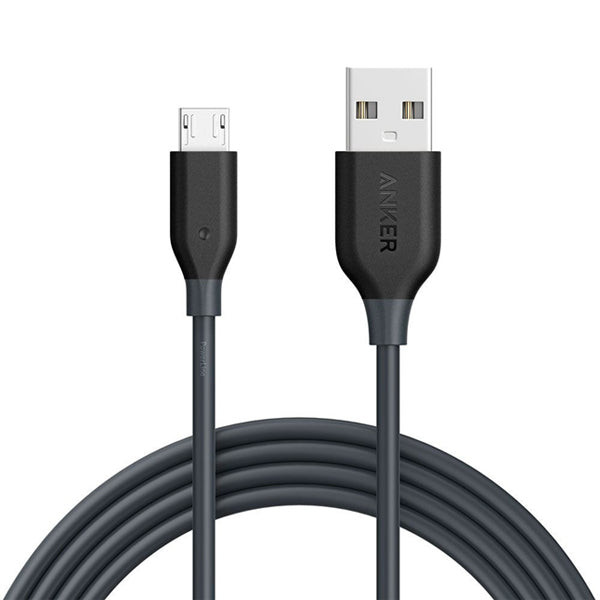 کابل 180سانتیمتری Micro USB انکر مدل PowerLine A8133 micro-USB نمای کامل