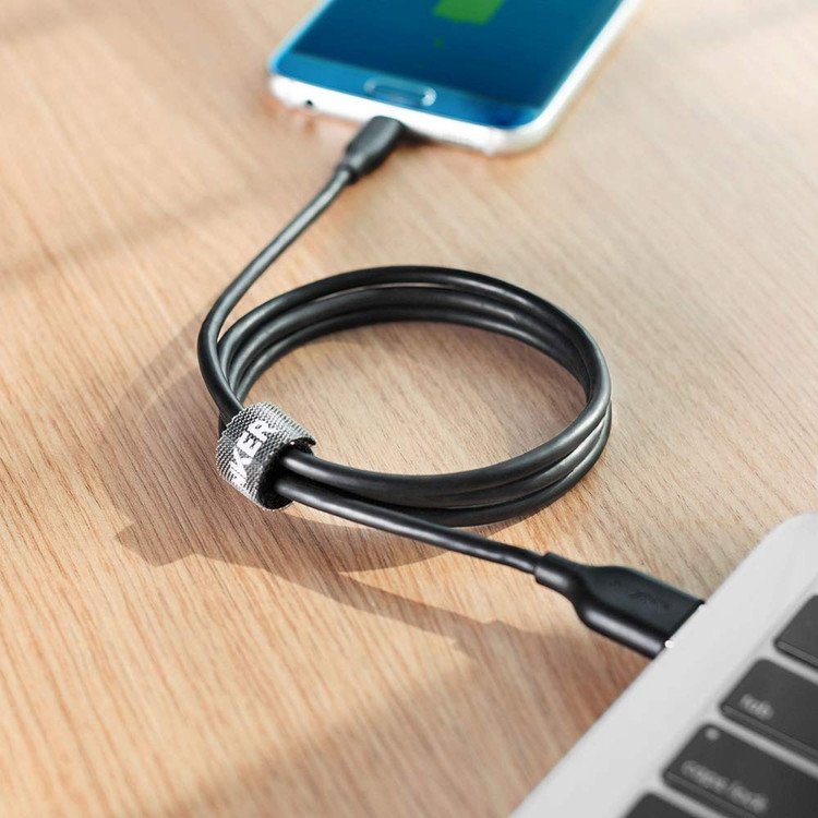 کابل 180سانتیمتری Micro USB انکر مدل PowerLine A8133 micro-USB اتصال به لپ تاپ
