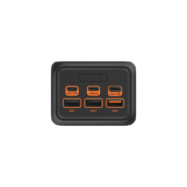 پاوربانک 50000mAh سیلیکون پاور مدل QL59 پورت ها