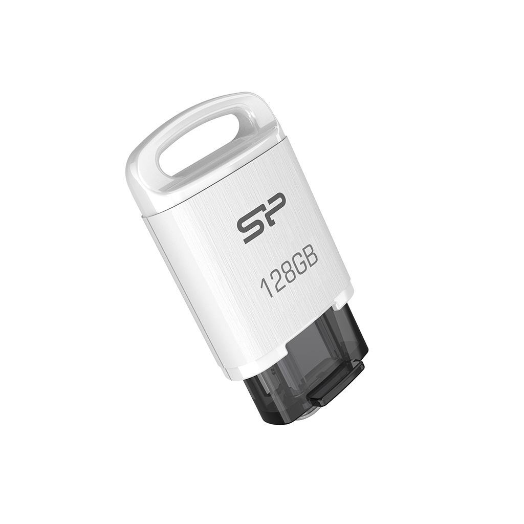 فلش سیلیکن پاور Type C 64GB USB3.2 (Gen1) Mobile C10 سفید 1