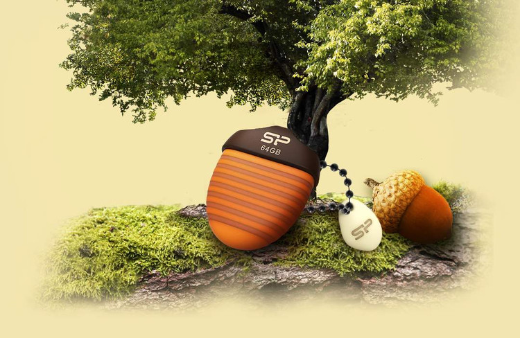 فلش مموری سیلیکون پاور 16گیگ USB2.0 مدل Touch T30 طرح بلوط