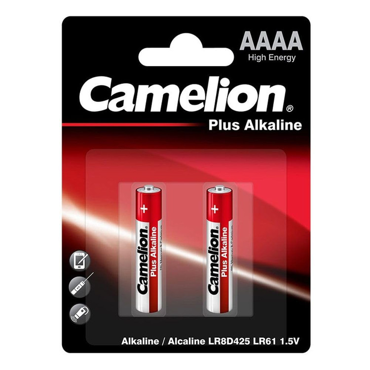 باتری سایز AAAA کملیون Plus Alkaline بسته 2 عددی