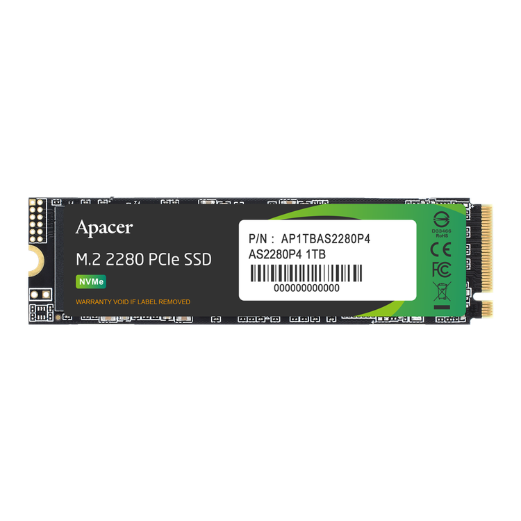 حافظه SSD اس اس دی اپیسر AS2280P4 M.2 PCIe Gen3 x4