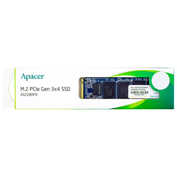 حافظه SSD اس اس دی اپیسر AS2280P4 M.2 PCIe Gen3 x4 جعبه