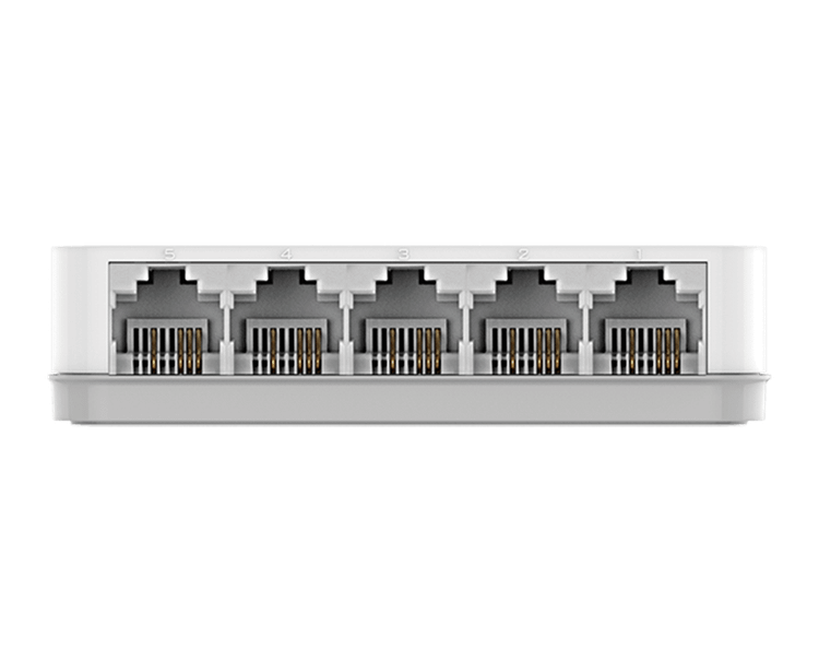 سویچ 5 پورت شبکه دی لینک DES-1005C پشت