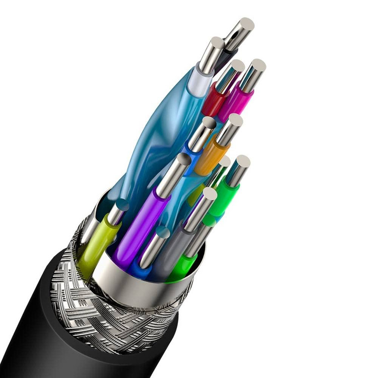 کابل ۵ متری HDMI بیسوس مدل Baseus Cafule 4K HDMI V2.0 CADKLF-H ص