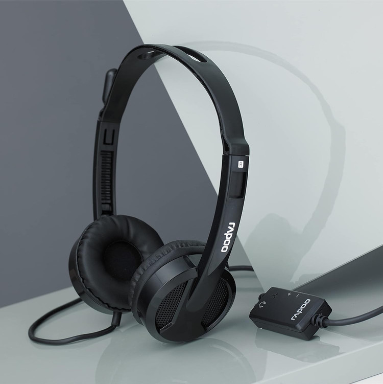 هدست USB و استریو رپو H120 با میکروفن کاهش نویز 7