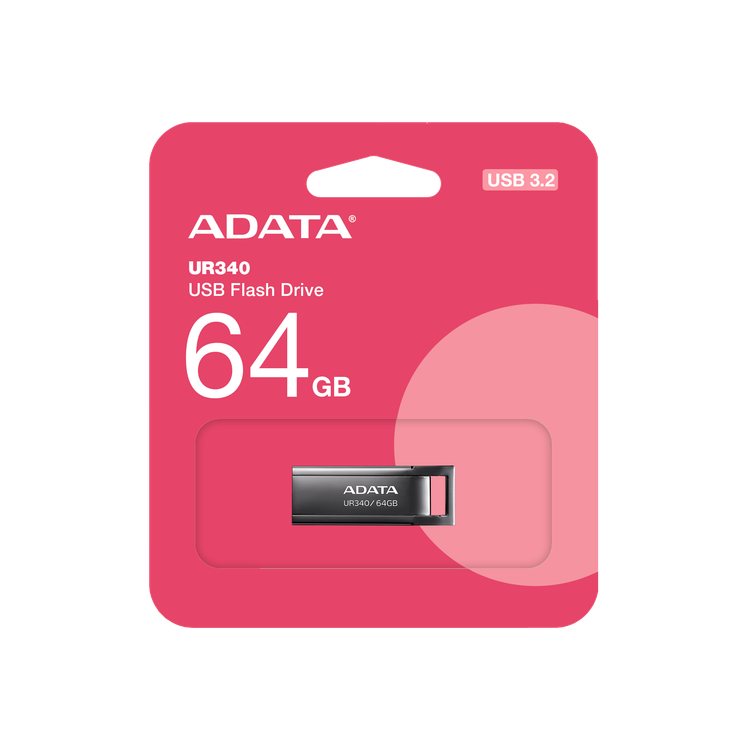 فلش 64 گیگ ای دیتا UR340 USB 3.2 ج