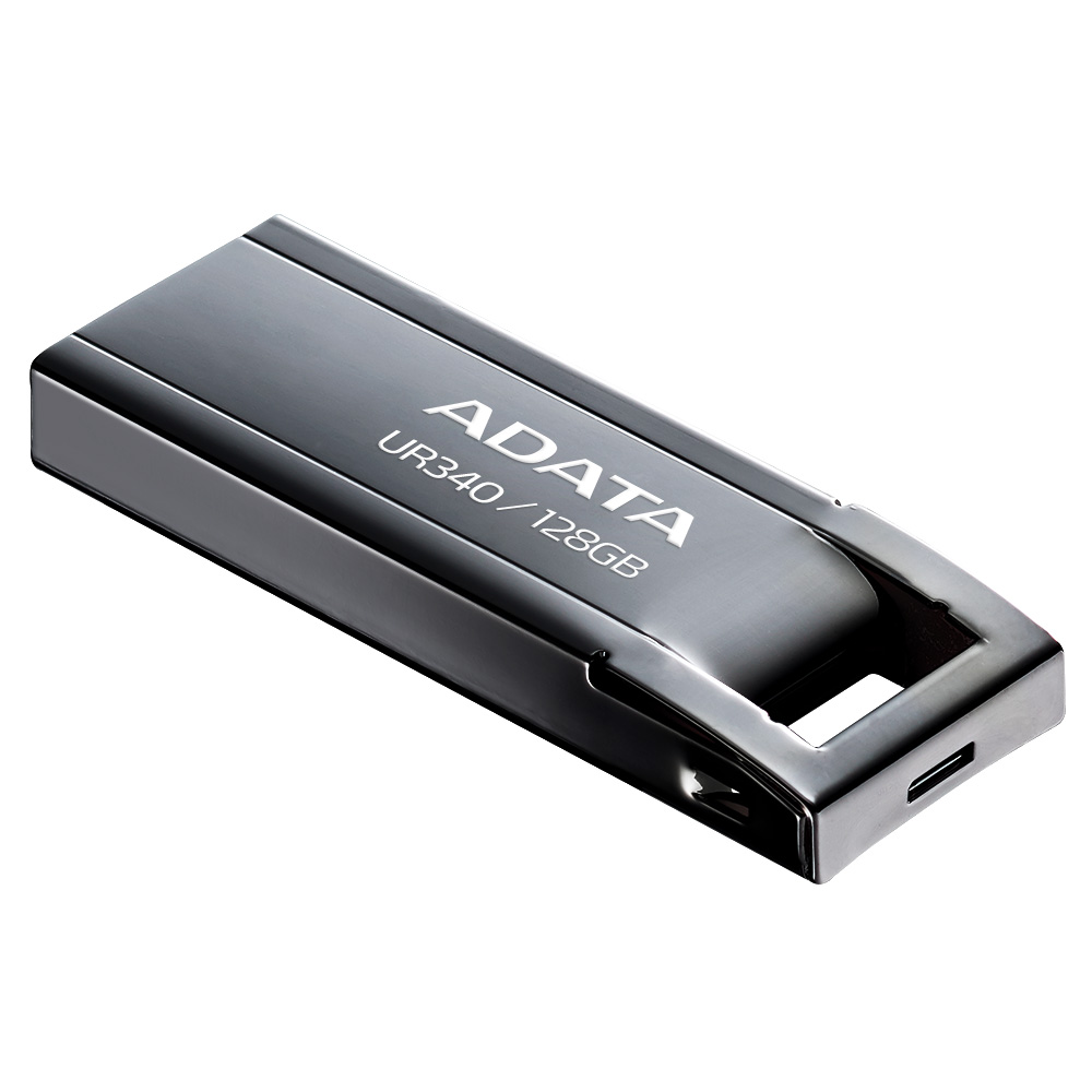 ADATA UR340 USB Flash Drive, Solidly Compact, 128GB 1