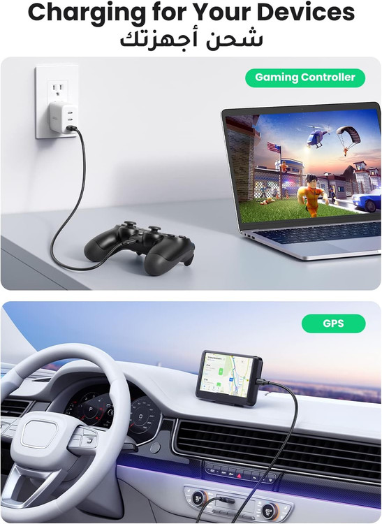 کابل یک متری مینی USB باکیفیت یوگرین 5