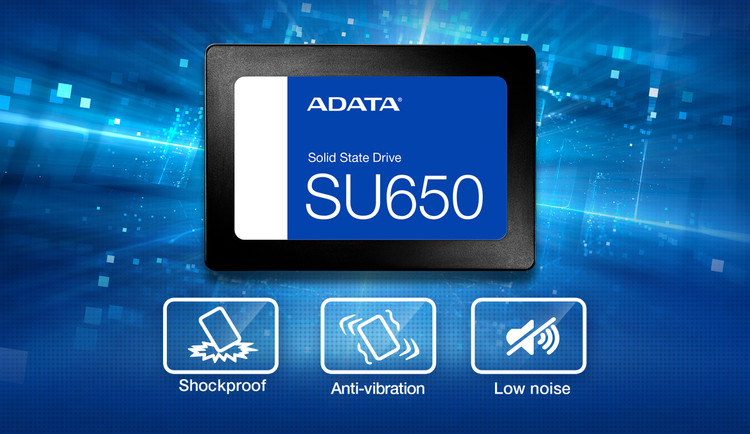 اساسدی 480 گیگابایت ای دیتا 3D NAND Flash SU650 ضد شوک