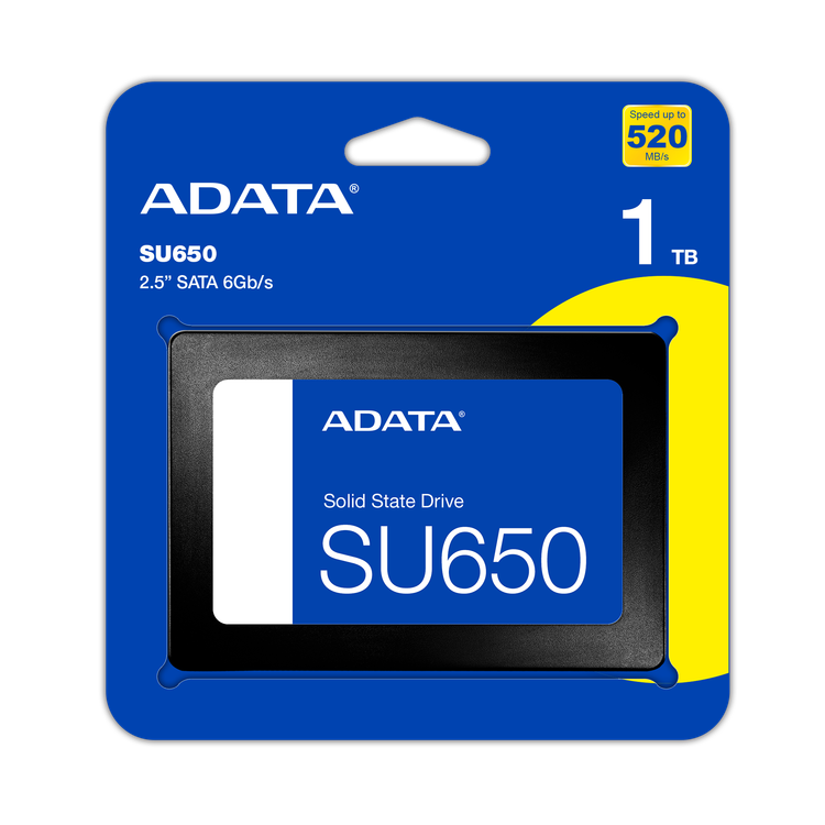 اساسدی یک ترابایت ای دیتا 3D NAND Flash SU650 تصویر یا پک