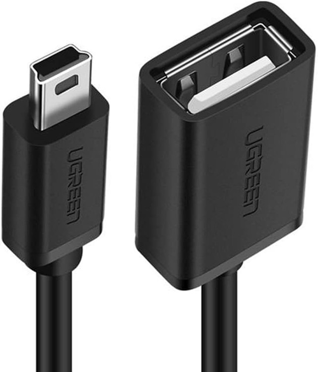 Mini USB OTG یوگرین مدل US249-10383 نمایش دو سر کابل