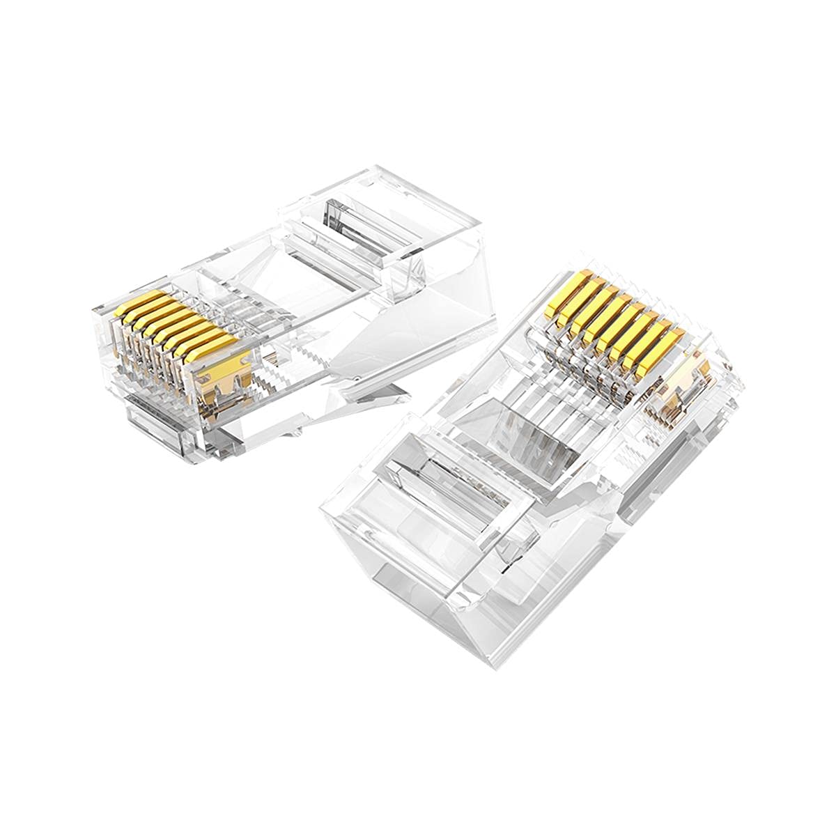 سوکت Rj45 UTP Cat6 یوگرین  UGREEN NW120 60558 یک عددی تصویر پشت و رو