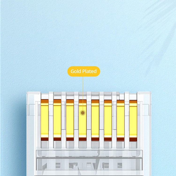 سوکت Rj45 UTP Cat6 یوگرین UGREEN NW120 60558 یک عددی روکش کانکتورها