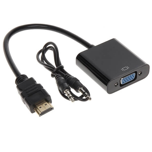 تبدیل HDMI به VGA پاور دار با خروجی صدا