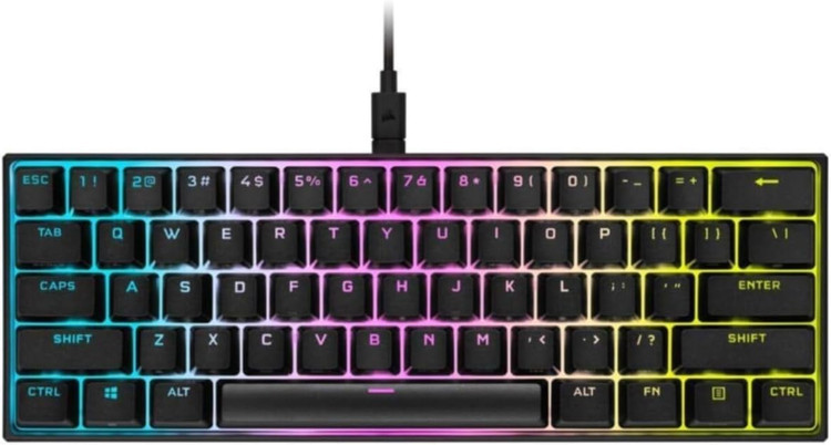 کیبورد مکانیکال گیمینگ کورسیر K65 RGB MINI بالا