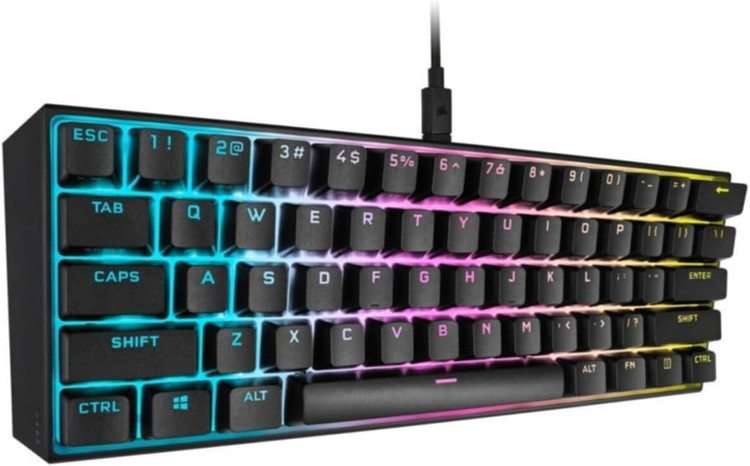 کیبورد مکانیکال گیمینگ کورسیر K65 RGB MINI بغل