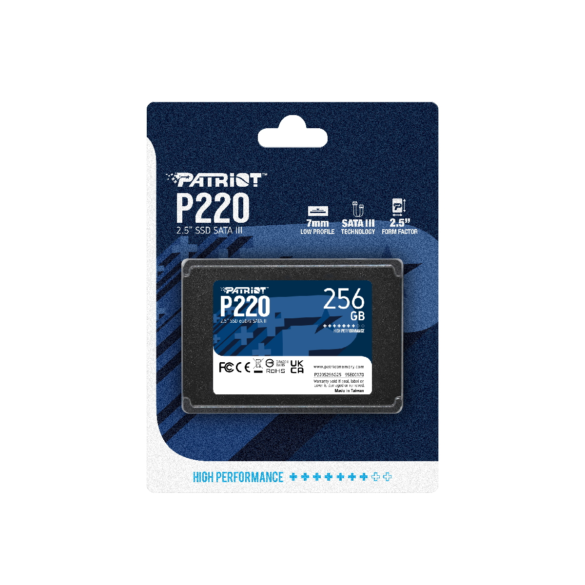 حافظه SSD پاتریوت 256 گیگابایت مدل P220