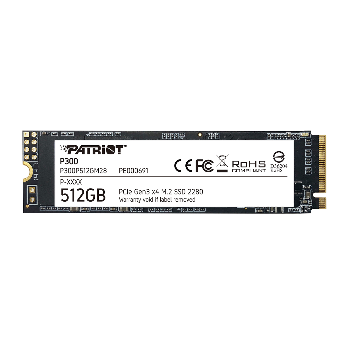 حافظه SSD پاتریوت 512 گیگابایت مدل P300 PCIe M.2