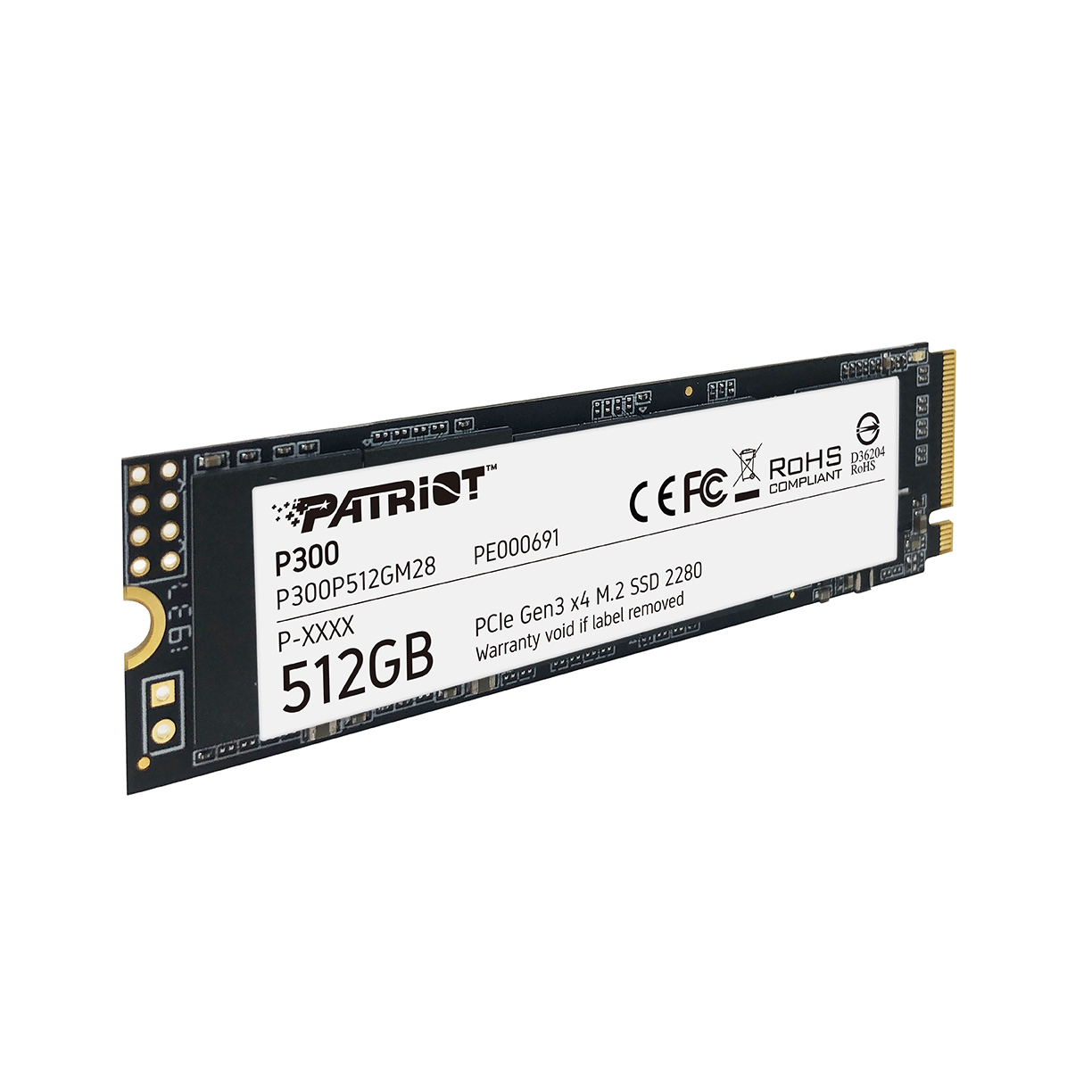 حافظه SSD پاتریوت 512 گیگابایت مدل P300 PCIe M.2