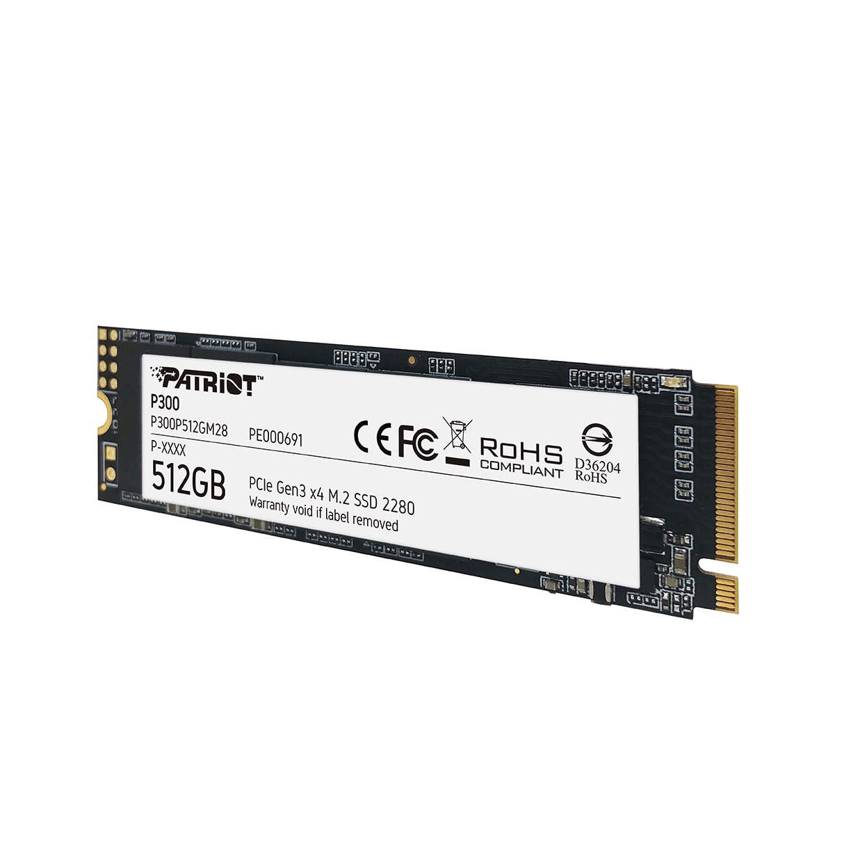 حافظه SSD پاتریوت 512 گیگابایت مدل P300 PCIe M.2