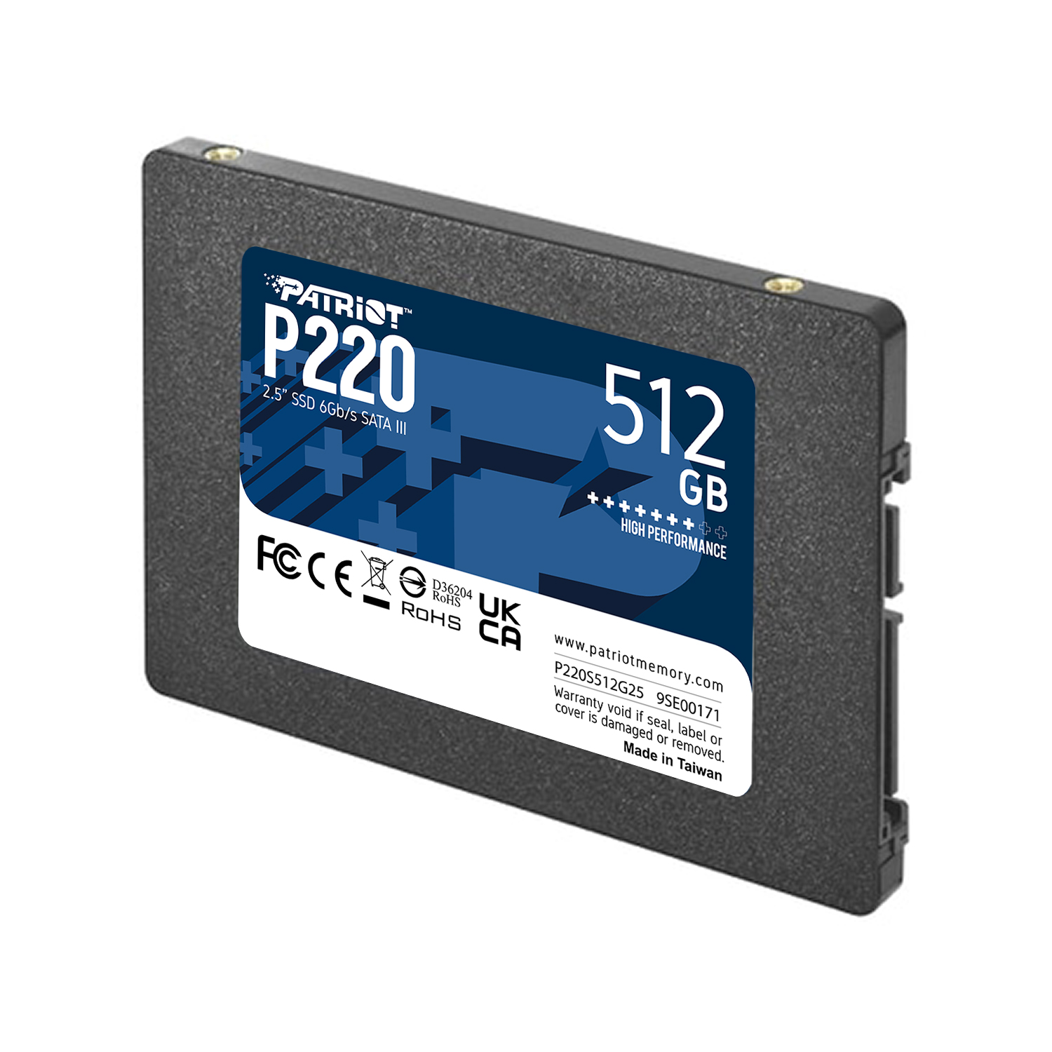 حافظه SSD پاتریوت 512 گیگابایت مدل P220