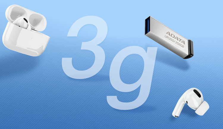 فلش ای دیتا مدل UR350 ظرفیت 64 گیگابایتdigitalbase.ir