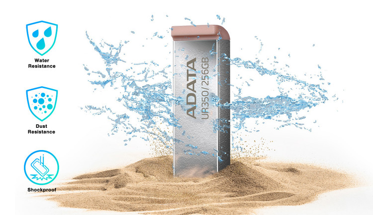 فلش ای دیتا مدل UR350 ظرفیت 128 گیگابایتdigitalbase.ir