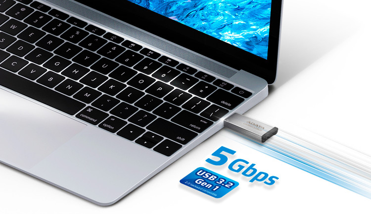 فلش ای دیتا مدل UR350 ظرفیت 128 گیگابایتdigitalbase.ir