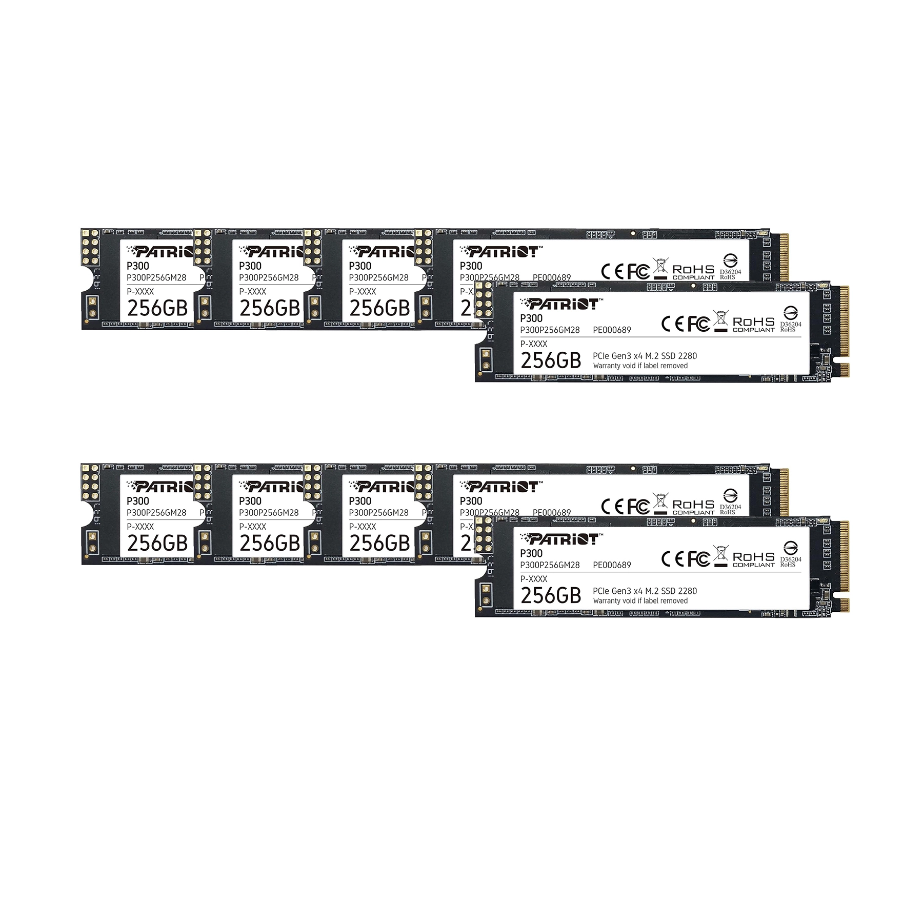 حافظه SSD پاتریوت 256 گیگابایت مدل P300 PCIe M.2