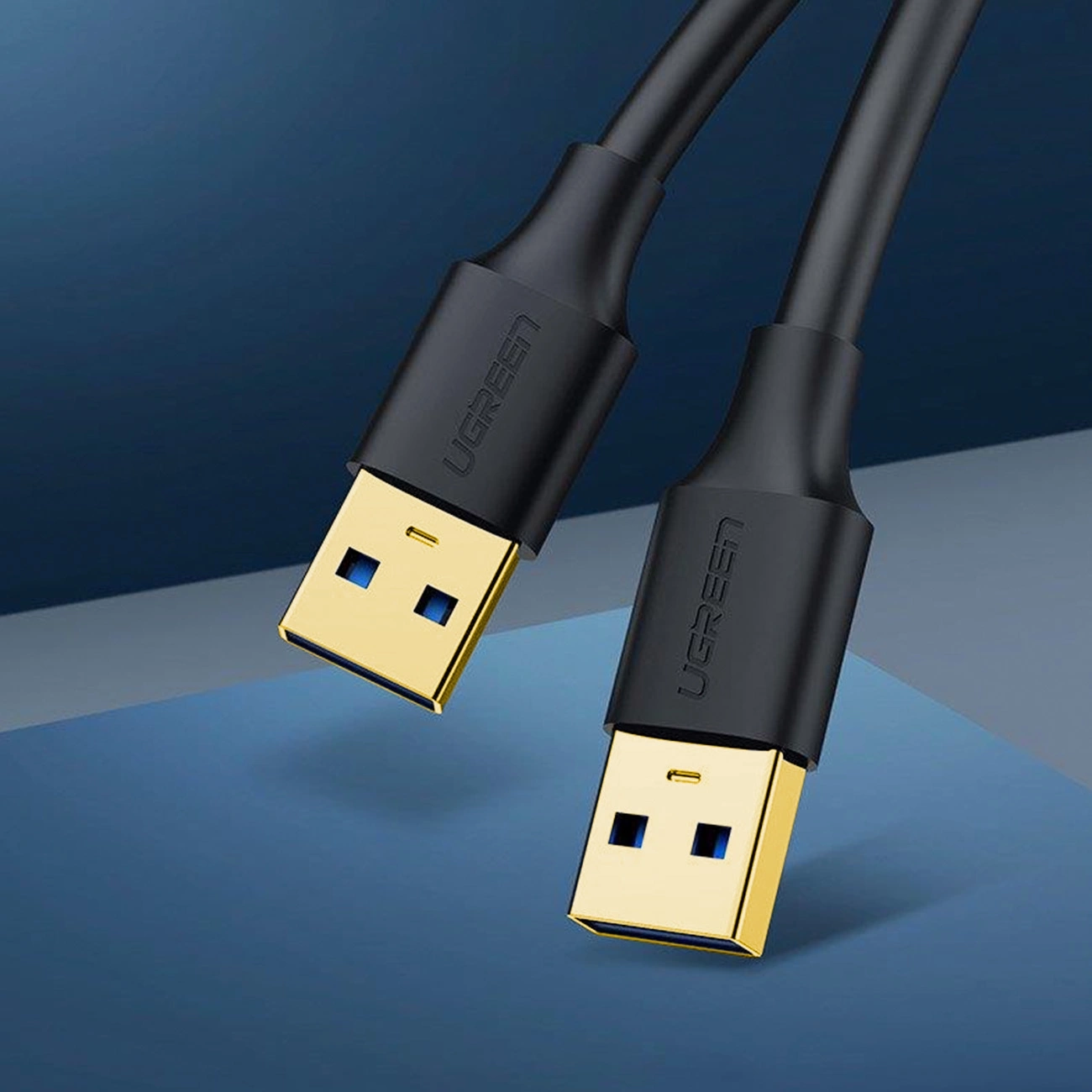 کابل USB-A 3.0 به USB-A 3.0 یوگرین مدل US128-10371 طول 2 متر