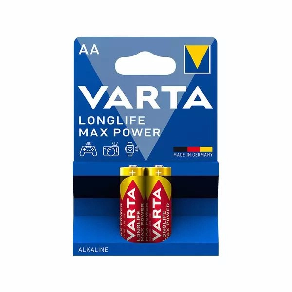 باتری قلمی وارتا مدل Long Life Max Power بسته دو عددی