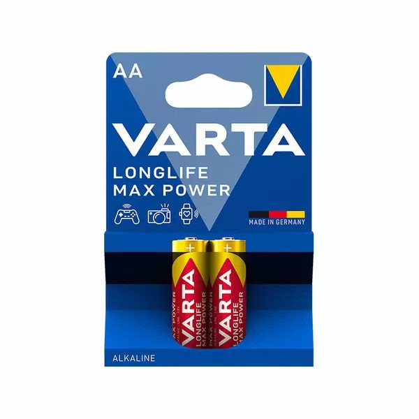 باتری قلمی وارتا مدل Long Life Max Power بسته دو عددی