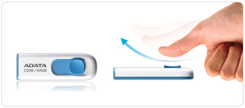 فلش مموری ای دیتا مدل C008 USB 2.0 ظرفیت 64 گیگابایت