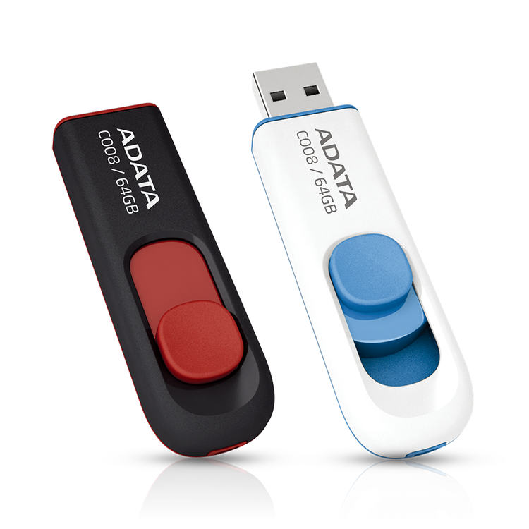 فلش مموری ای دیتا مدل C008 USB 2.0 ظرفیت 64 گیگابایت